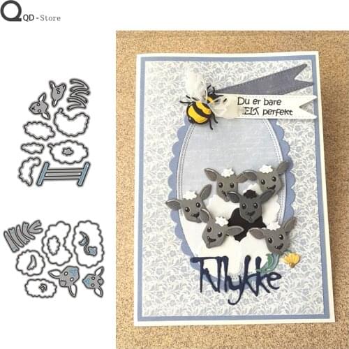 Cotton Sheep Cutting Dies New Dies Scrapbooking Mold Cut Handmade Tools DIY Craft Decoration Metal Cutting Dies New 2020