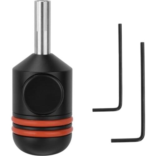 Tattoo Grips Tube With Magnetic Needles Holder Aluminum Alloy Self-Locking Non Slip Body Machine Grip Handle Tattoo Accessories