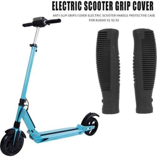 2pcs Electric Scooter Silicone Anti-slip Handle Cover for Kugoo S1 S2 S3