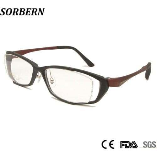 SORBERN Sports Optical Frames Male Prescription Eyeglasses Ultem Light Weight Basketball Eyewear Myopia Glasses For Men