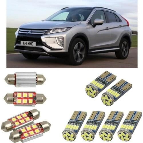 Superbright Interior led Car lights For Mitsubishi eclipse cross gk bulbs for cars dome map light 4pc