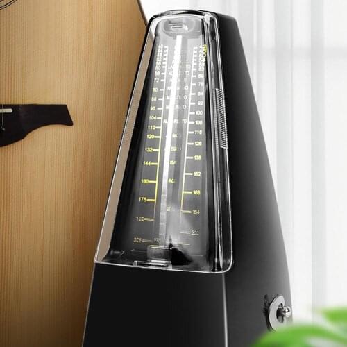 Vintage Tower Type Accurate Mechanical Loud Sound Metronome Bell Ring Rhythm Tick Tool for Guitar Erhu Piano Violin Accessories