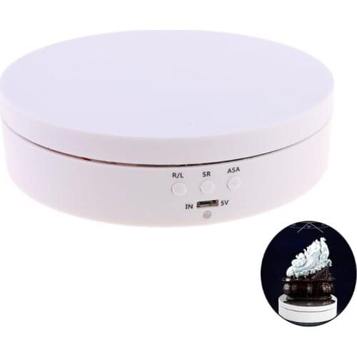 High Power Electric Rotating Jewelry Display Stand Base Jewelry Organizer Turntable Jewellery Packaging Display Jewelry