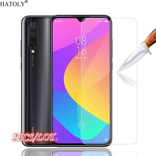 2Pcs For Glass Xiaomi Mi 9 Lite Tempered Glass For Xiaomi Mi 9 Lite Screen Protector Protective Phone Glass For Xiaomi Mi 9 Lite