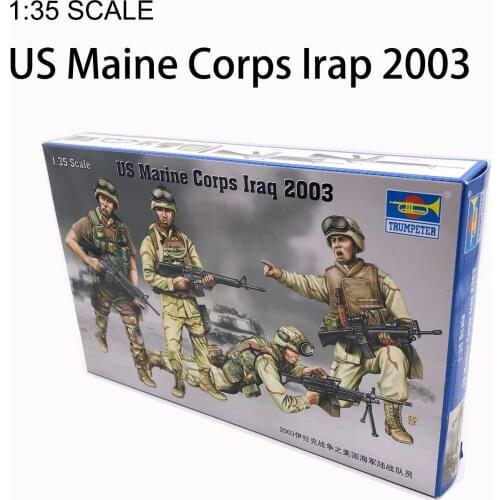 1:35 US Marine Corps Iraq 2003 Military 1/35 Military Assembly Model Trumpeter 00407