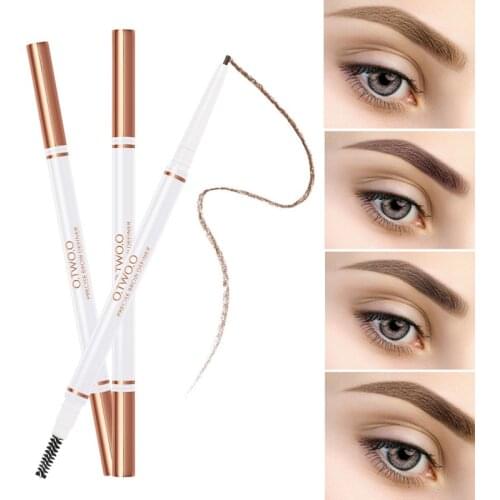 1pcs Dual Head Eyebrow Pencil Waterproof Long Lasting Ultra Fine Eye Brow Tint Shaping And Filling Makeup Tools Ne