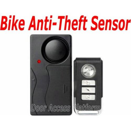 2 pcs Remote Control Bycle Bike Sensor, Small size Key dimension Open gate alarm siren access controller system kit