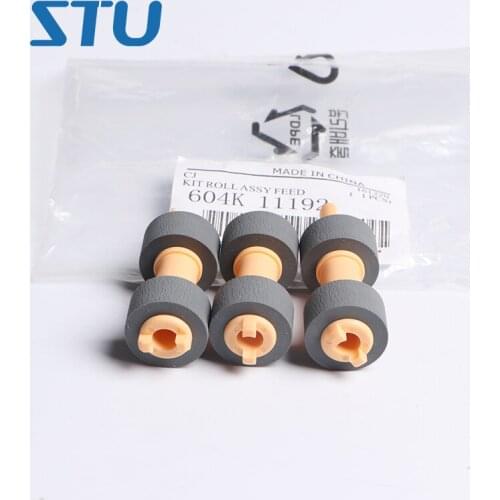604K19890 604k11192 1Set 3PCS Original pickup roller For Okidata B6200 6250 6500 6300 710 For xerox 4500 4510 7100 For dell 3110