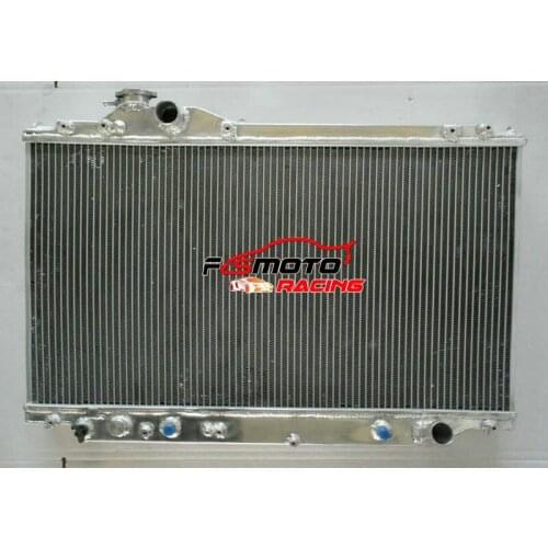 FOR 1993-1998 Toyota Supra A80 JZA80 MK4 3.0L 2JZ-GTE Twin Turbo Turbocharged I6 Aluminum Radiator AT