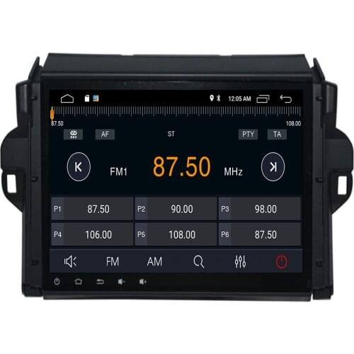 Android 10 Octa Core PX5 Fit Toyota Fortuner /SW4 2015- 2019 Car DVD Player Navigation GPS Radio