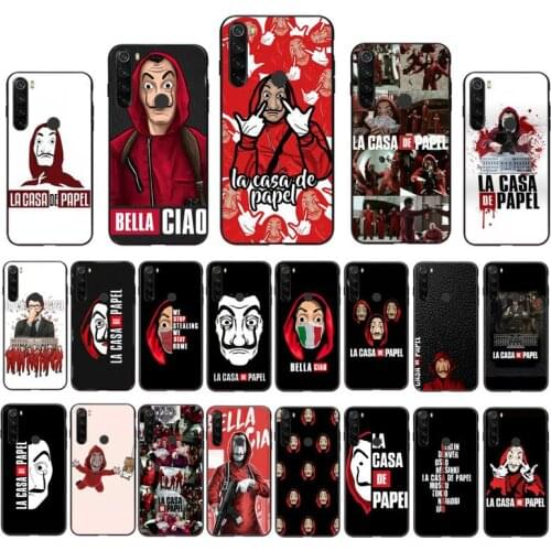 Spain TV Money Heist House Paper La Casa de papel Phone Case For Xiaomi Redmi Note 10 Pro Note8 pro note7 Note9 8T 9C Poco X3