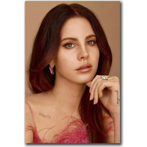 F224 Lana Del Rey Hot Silk Fabric Wall Poster Art Decor Sticker Bright
