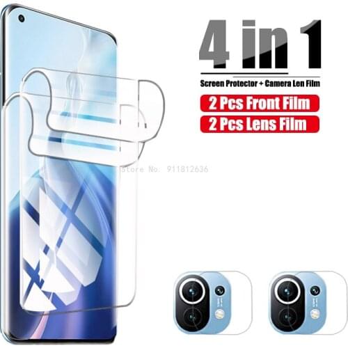 Full Cover Hydrogel Screen Protector For Xiaomi Mi 11 Pro Ultra Camera Protective Film For Xiomi 11 Xaomi Mi11 Front Lens Film