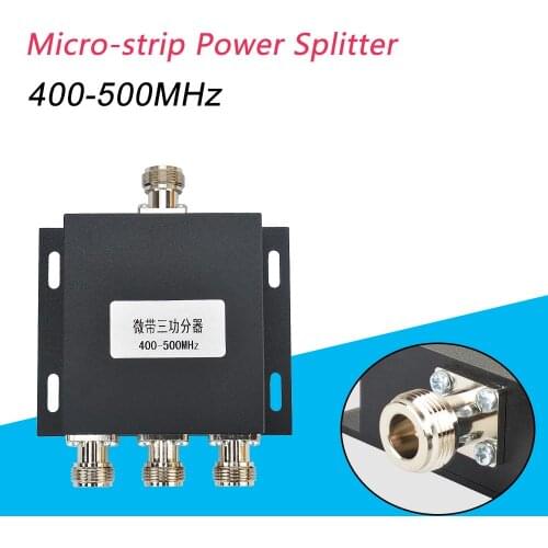 Coaxial 1 to 3 Way Power Splitter 400-500MHz N female Power Splitter N Type divider walkie talkie use