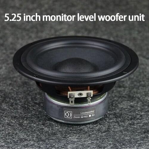 KYYSLB AS-52LY01 40W 4-8ohm 5.25 Inch Monitor Level Bass Speaker Unit Round Overweight Subwoofer Speaker