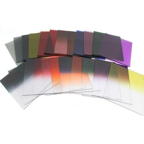 25 in 1 Square Filter Color ND Neutral Density Gradient Neutral Density Gradual Filter For Nikon Canon