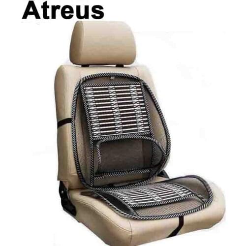 Atreus Summer Cool Waist Seat Cover Lumbar Support Cushion For Lexus Honda Civic Opel astra h j Mazda Kia Rio Ceed Volvo Lada