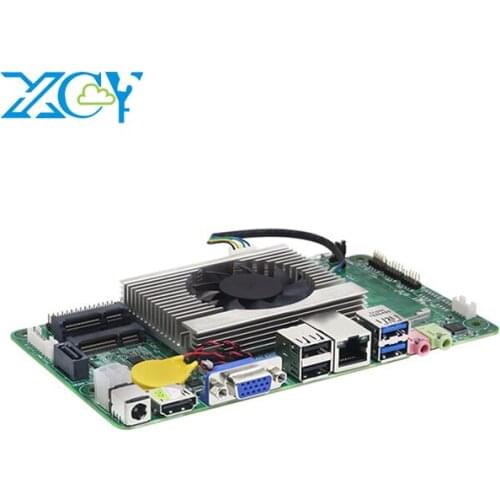 XCY Core i3 7100U All-in-one PC Motherboard VGA LVDS 8xUSB WiFi BT Gigabit LAN Industrial Computer Embedded Mainboard
