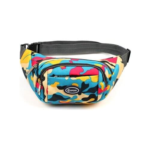 New Fashion Women Shopping Camouflage Waist bags!Hot All-match Lady Chest Packs Top Versalite Multi-use Nylon One-shoulder bags