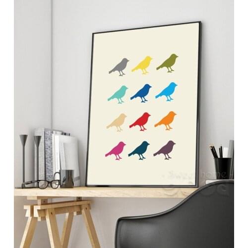 Lovely Bird Canvas Art Print Poster, Wall Pictures For Home Decoration, Wall Decor FA101
