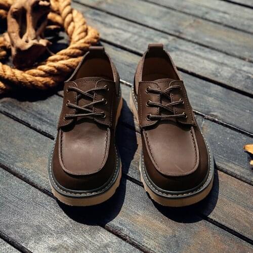 Casual leisure shoe masculino hot for summer shoes Mens 2020 sale fashion sapato leather new spring on men slip casuales flat