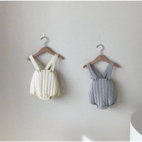 Newborn Baby Boys Girls Shorts Fashion Kids Overalls Infant White One-Piece Toddler Short Pants Autumn Winter Baby Cute Clothes