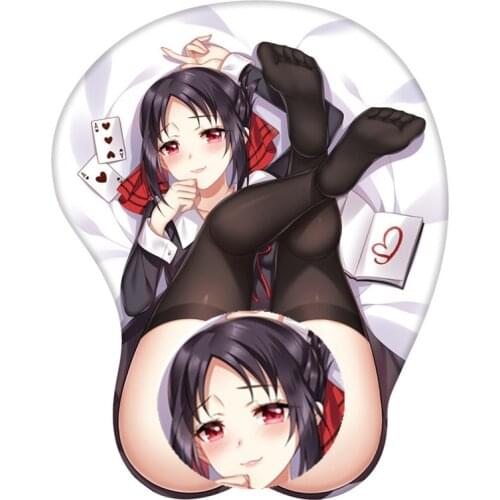 Kaguya-sama: Love Is War Shinomiya Kaguya Cosplay Cute Wrist Rest silicon Mouse Pad Mat 3D Mousepad