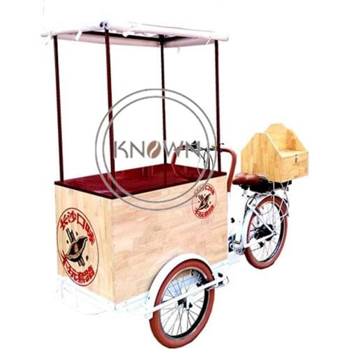Adult Street Electric Snack Candy Sugar Betel Nut Vending Tricycle 3 Wheels Mobile Cargo Bike Bicycle for Sale
