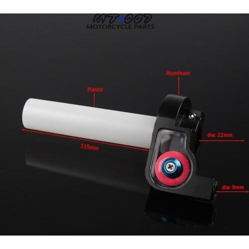 Visual turn handle 22mm Grips Settle Visable Twist throttle Clamp For Motorcycle Pit Dirt Bike Motocross ATV Offroad Quad