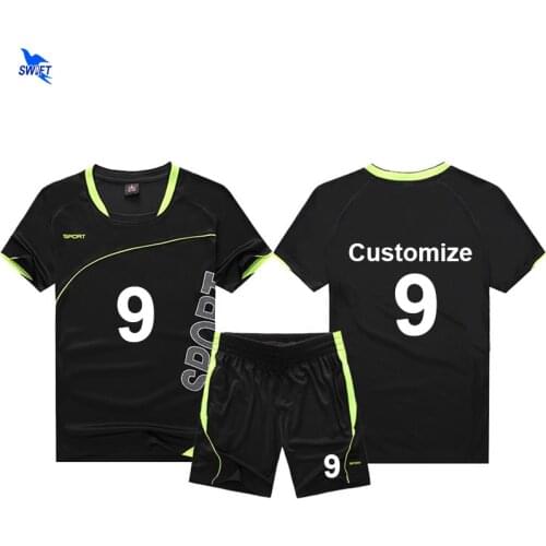 High Quality Soccer Jerseys Suit 2019 2020 Men Custom Team Football Uniforms Sets College Futsal Kits Boys Kids Football Jerseys