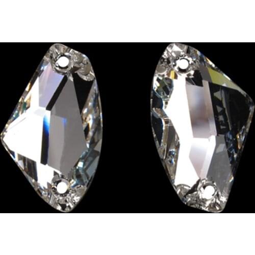 YANRUO 3256 Galactic Clean Crystals Sewing Strass Rhinestones Sew On Flatback DIY Jewelery Diamond