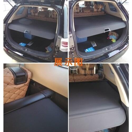 Rear Parcel Shelf FOR Mitsubishi Outlander 2007-2017 Trunk Cover Material Curtain Rear Curtain Retractable Spacer