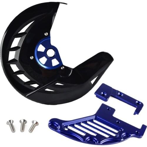 Front Rear Brake Disc Disk Guard Cover Protector Mounts For Husqvarna TE FE TC FC 125 150 200 250 300 350 400 450 500 501 2017
