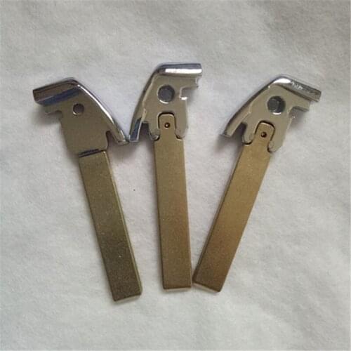 DAKATU Uncut Groove Blade New Smart Key Blade Fit For Peugeot 508 Citroen C4L C5 DS Emergency Smart spare key blade