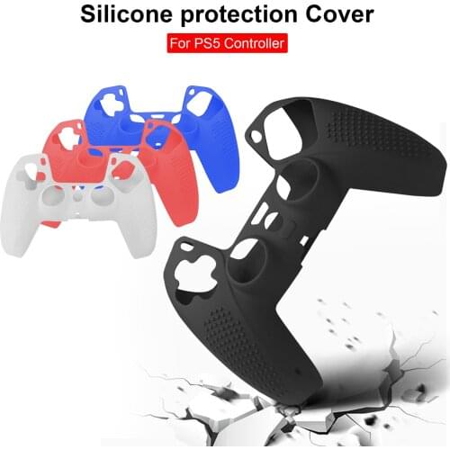 20PCS Silicone Gamepad Skin For SONY For Playstation 5 Contrller Non-slip Protec Cover For PS5 Controller Caase Game Accessories