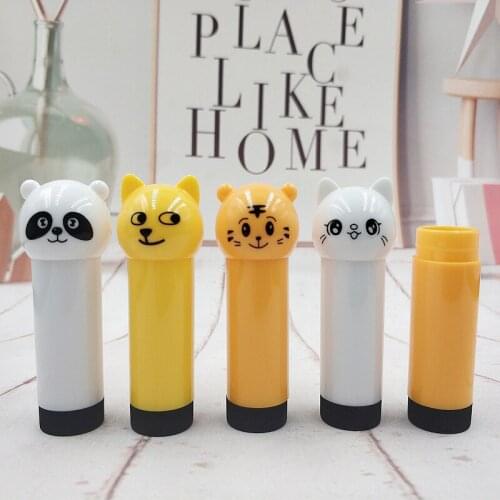 24/60pcs 3g Cartoons Doll Lipstick Lip Balm Bottle Case Cosmetic Bottle Container