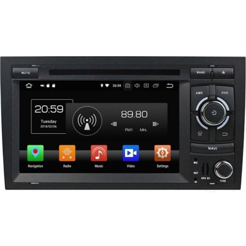 4GB RAM Octa Core 2 din 7" Android 8.0 Car DVD Player for Audi A4 S4 RS4 2002-2008 GPS Navigation Radio Bluetooth WIFI 32GB ROM