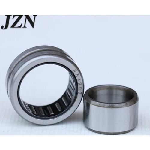 Free shipping! 2PCS Solid Collar Needle Roller Bearings With Inner Ring Bearing NKI17/20