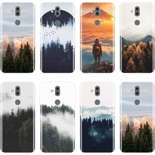 TPU Travel Mountain Forest Back Cover For Nokia 2.1 3.1 5.1 6.1 7.1 Plus Soft Phone Case Silicone For Nokia 2.1 3.1 5.1 6.1 7.1