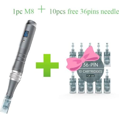 Dr.Pen Ultima M8 Professional Microneedling Pen Electric Auto Wireless Derma Pen nano mesopen 10pcs free 36pin needle