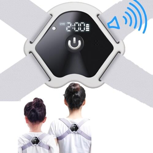 LCD Screen Posture Corrector Adjustable Smart Voice Reminder Posture Brace Hunchback Correction Back Corrector Support Belt