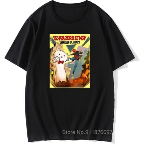 Men Seven Zero Seven Mystic Messenger Tshirts Otome Game Cotton Christmas Tee Shirt Hip Hop Fitnees T-Shirts