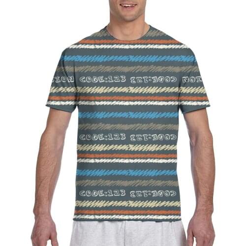 Funny Mission Code Fashion T-shirt Men 2020 Summer Crew Neck Mens Tshirt Tee Shirts