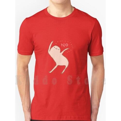 Clip T Shirt Print For Men Cotton New Cool Tee Honest Blob Says No Honest Blob Honest Blob No Nope Human Illustrated Thing Go