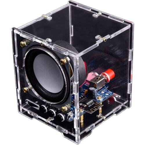 HU-009 Bluetooth-Compatible Speaker 2Inch 3W Mini Speaker Unit Electronic Component DIY Kit Wireless Wired 5V DC Powered