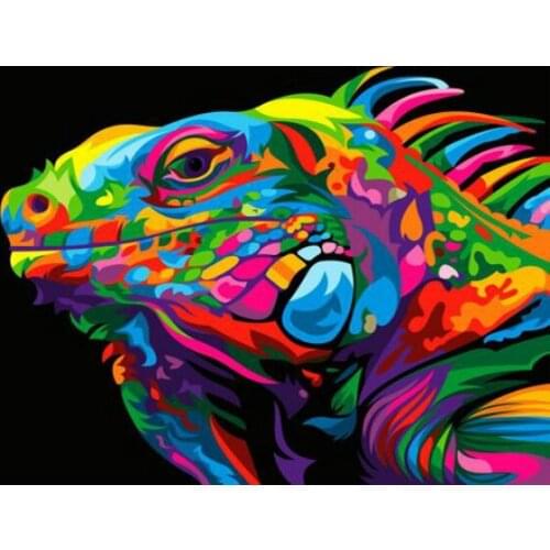 Colorful Animal Poster Art Paintings Canvas Poster Print # Picture Home Decor Wall Art