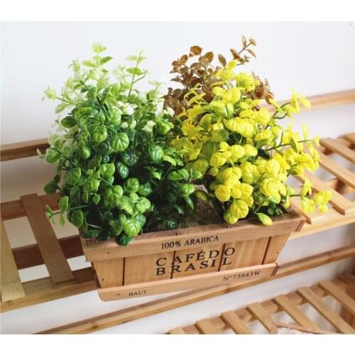 Desktop Artificial Decorations Plants Simulated plastic Diy Green Grass Eugali Wall Accessories Potted Ornaments 3pc/lot