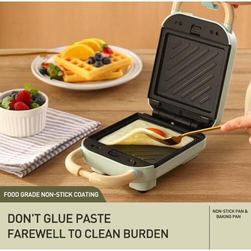 Non stick Sandwich Maker Electric Breakfast Machine 650W Mini Toaster Multifunction Sandwichera electrica Sandwich Machine