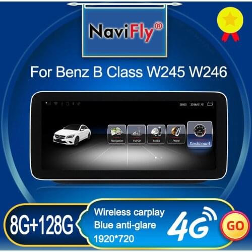 New Arrival! 8GB+128GB 10.25" IPS HD 1920*720 Android 10 Car GPS DVD Multimedia Player For Mercedes Benz B Class W246 2012-2018