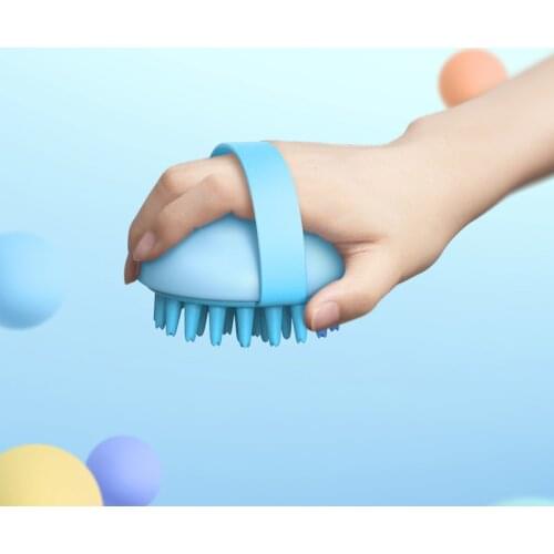 Original Silicone Head Body Scalp Massage Brush Shampoo Brush Hair Washing Comb Shower Brush Bath SPA Massage Brush Hair Brush